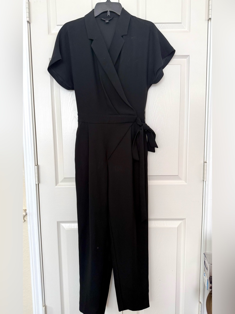 Banana Republic Black Wrap Jumpsuit Size 2